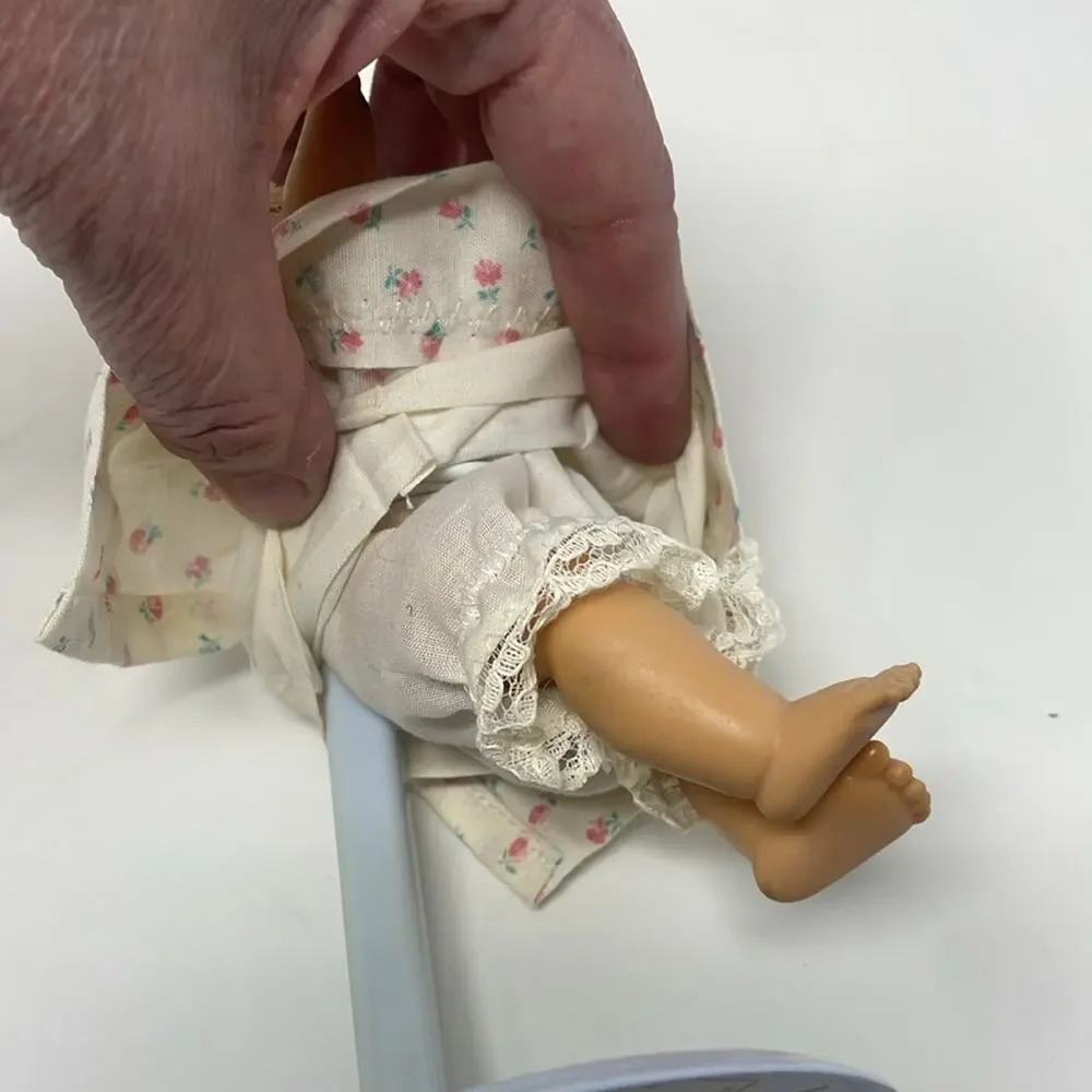 Vintage 1950's Madame Alexander Little Genius Doll and stand